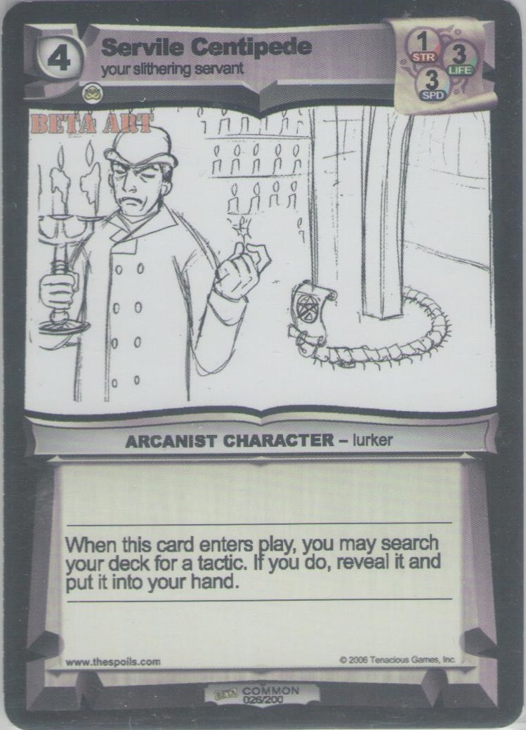 Servile Centipede 